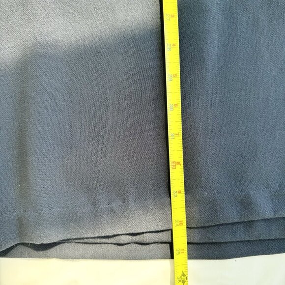 Tristan & Iseut Long Navy Wrap Skirt Fully Lined Size 9 Vintage - Picture 9 of 11